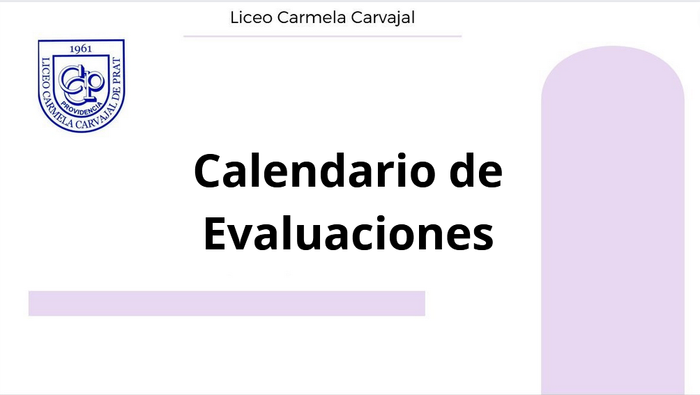 foto calendario de evaluaciones